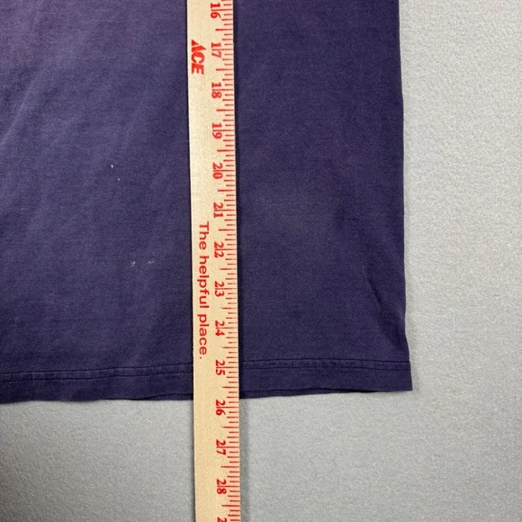 Vintage Delta Pro Weight Jesus T-Shirt Desperate Times Purple Mens Medium - Picture 5 of 8